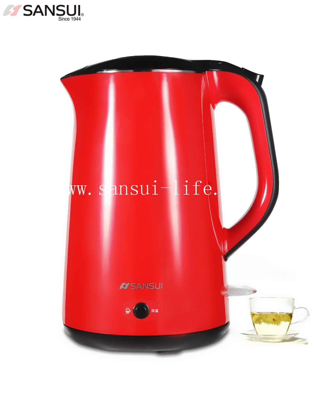 PTC 24hours thermostat technology, developed waterproof dual temperature thermal electric kettle