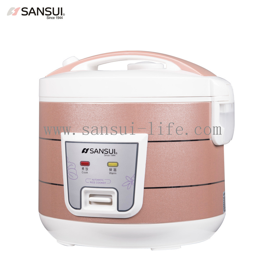 SANSUI 4L/5L Flash color pearl shell; bright hand drawn design for easy cleaning rice cooker