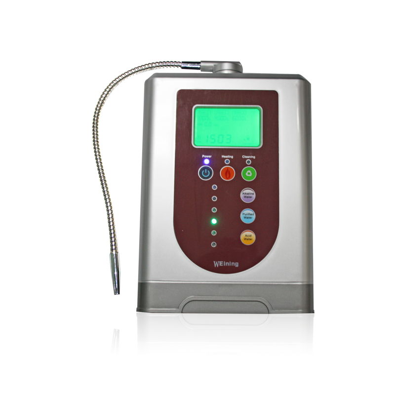 3.8 inch LCD screen Alkaline water ionizer with heating and LCD screen