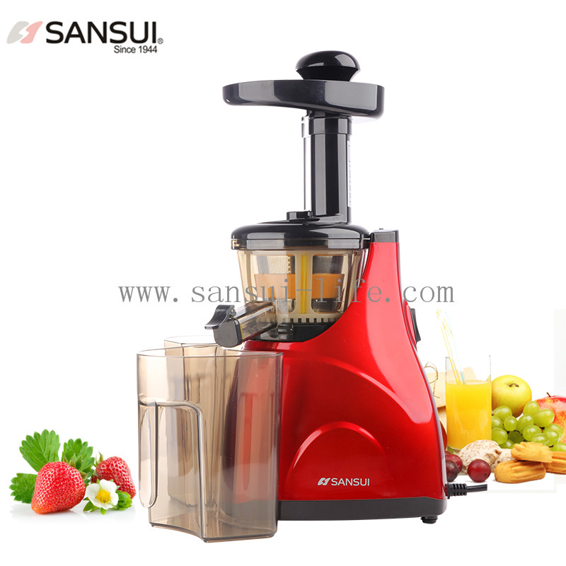 SANSUI imported slow motor; easy installation and removal simple cleaning Slow Polished Juicer