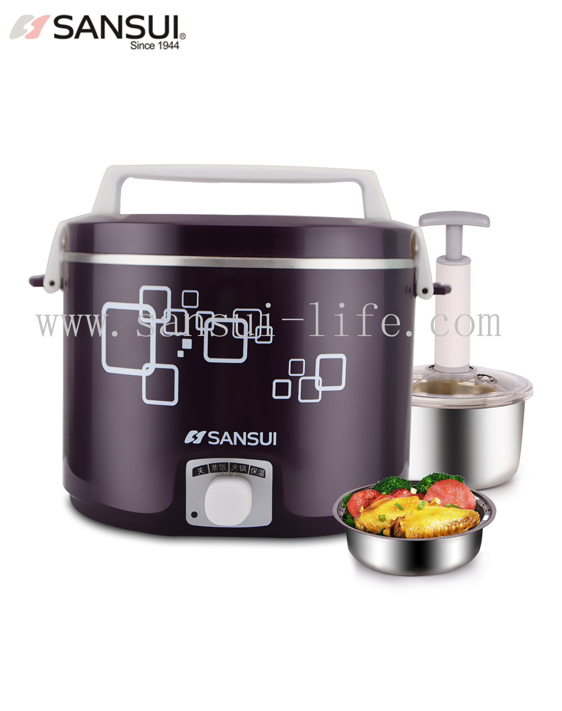 SANSUI Vacuum preservation, multi-function cooking food warmer, 304 stainless steel Vacuum cooker